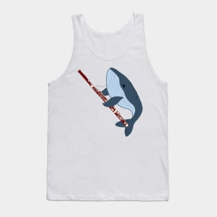 Bassoon Whale Tank Top